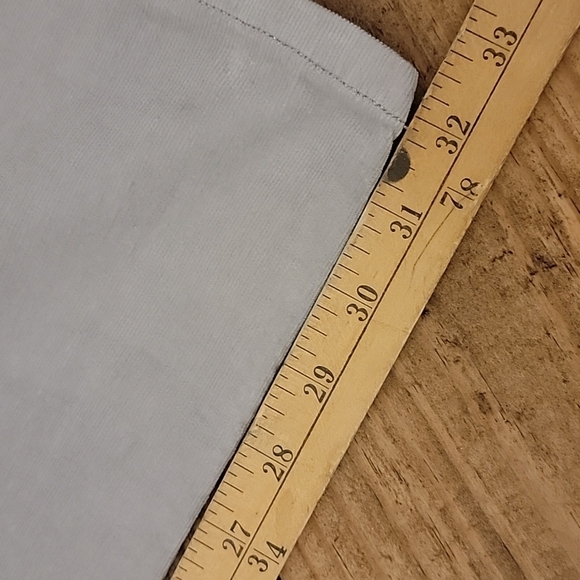 💥VS VICTORIA'S SECRET corduroy Gray Pants sz 6 Long - Picture 6 of 7